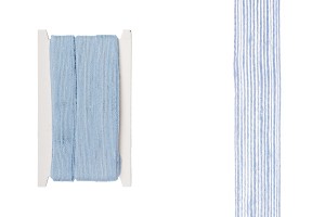Dekoband aus Jute hellblau, Breite: 25 mm (10 m je Stück)-εικόνα_προϊοντική