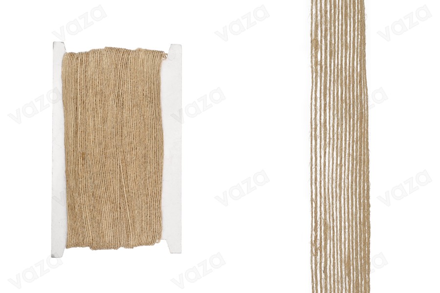 Zierleisten Schließen Rupfen in der Zeichenfolge Farbe, Breite 25 mm (10 Meter pro Stück) Zierleisten Schließen Rupfen in der Zeichenfolge Farbe, Breite 25 mm (10 Meter pro Stück)-produktbild