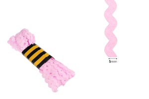 Tresse zig zag d’une largeur de 5 mm - En vente par pièce (chiles) 13,70 mètres-εικόνα_διαστάσεις