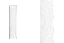 Soft nylon lace trim, width 48 mm - length 10 mm each piece Soft nylon lace trim, width 48 mm - length 10 mm each piece-image_product