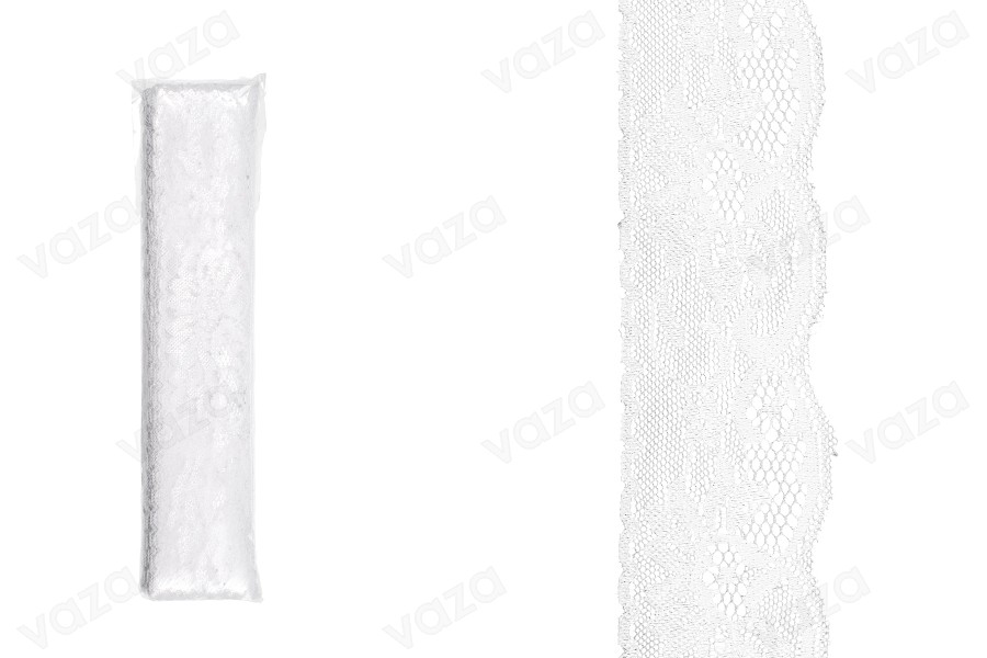 Soft nylon lace trim, width 48 mm - length 10 mm each piece Soft nylon lace trim, width 48 mm - length 10 mm each piece-image_product