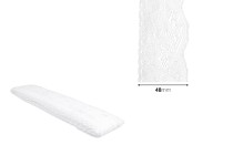 Soft nylon lace trim, width 48 mm - length 10 mm each piece Soft nylon lace trim, width 48 mm - length 10 mm each piece-image_dimensions