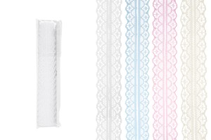Pizzo in poliestere doppia larghezza 30 mm - 10 metri al pezzo-εικόνα_προϊοντική
