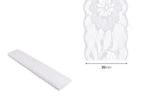 Spitzenband weich Breite 35 mm - 10 Meter je Stück-εικόνα_διαστάσεις