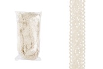 Spitzenband aus Baumwolle Breite 22 mm - 10 Meter je Stück Spitzenband aus Baumwolle Breite 22 mm - 10 Meter je Stück-produktbild