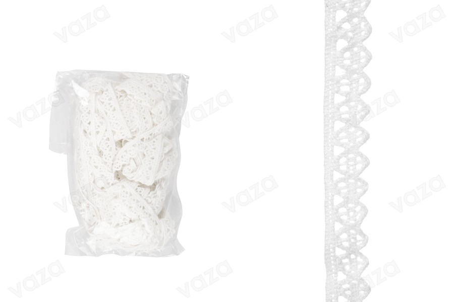 Δαντέλα κοπανέλι βαμβακερή λεπτή off white πλάτος 13 mm - 10 μέτρα το τεμάχιο-εικόνα_προϊοντική