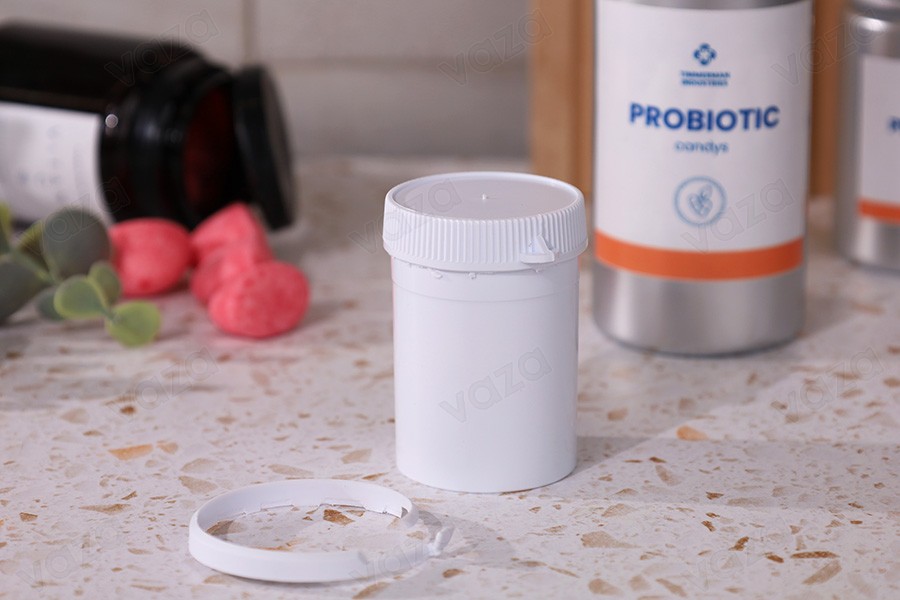 Flacone tubo con tappo a scatto 20 ml per pillole - 100 pz-εικόνα_σύνθεση