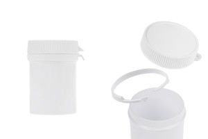 Βαζάκι σωλήνας με κουμπωτό καπάκι 50 ml για χάπια - 100 τμχ-εικόνα_προϊοντική