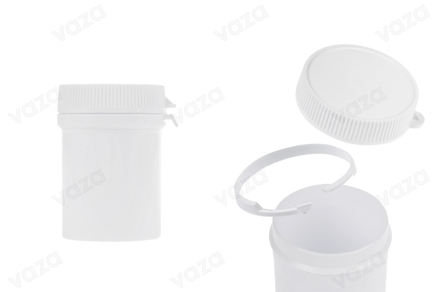 Barattolo a forma di tubo con tappo a scatto da 50 ml per pillole - 100 pz-immagine_prodotto