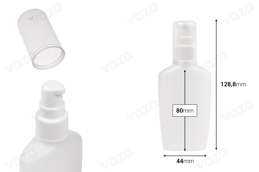 60ml oval-shaped plastic bottle with pump and cap for hand-sanitizers or cosmetic cleansing products. 60ml oval-shaped plastic bottle with pump and cap for hand-sanitizers or cosmetic cleansing products.-image_dimensions