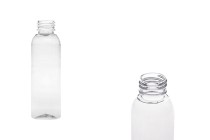 Flasche 100 ml transparenter Kunststoff (24/410) -12 Stck-produktbild