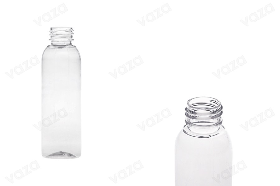 Bottiglietta in plastica trasparente da 100 ml (24/410) -12 pz-immagine_prodotto