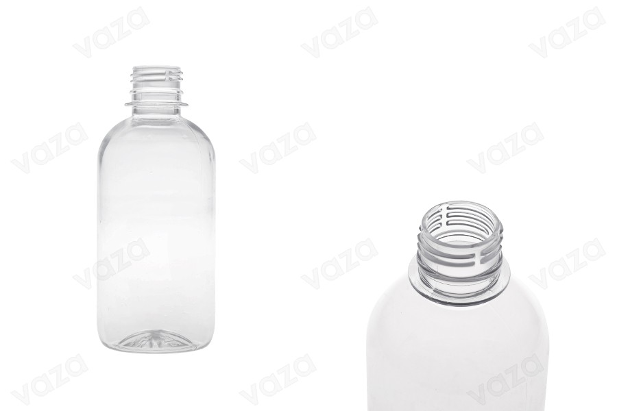 Bottiglietta di plastica trasparente da 300 ml (28/410)-12 pz-immagine_prodotto