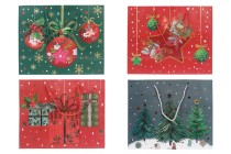 Sac cadeau de Noël en papier 310x120x250 mm avec ruban pour poignée - 12 pièces mélange de motifs et de couleurs Sac cadeau de Noël en papier 310x120x250 mm avec ruban pour poignée - 12 pièces mélange de motifs et de couleurs-photo_groupe