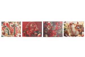 Weihnachtliche Geschenktüten aus Papier, 230 x 100 x 180 mm, mit festlichen Motiven und roter Kordel – 12 Stück, verschiedene Designs-bildgruppe