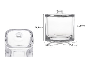 100 ml Luxus-Parfümflasche aus Glas mit 15 mm Sicherheitsverschluss-εικόνα_διαστάσεις