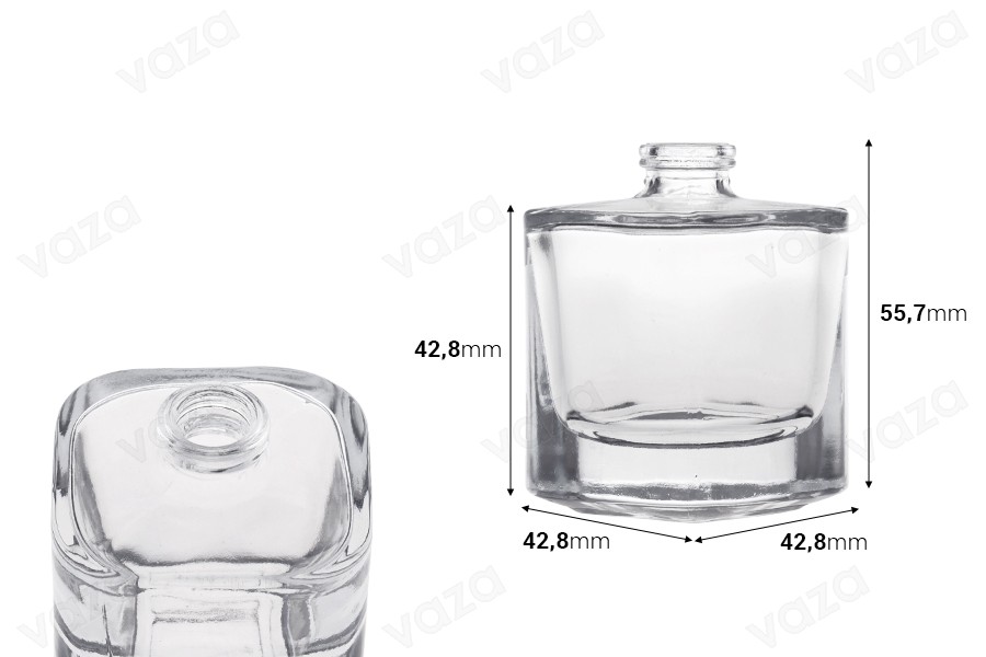 Γυάλινη φιάλη αρωμάτων 30 ml πολυτελείας με κλείσιμο ασφαλείας crimp 15 mm-εικόνα_διαστάσεις