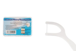Cure-dents avec fil dentaire et manche de 7 cm - lot de 360 pcs (12 boîtes de 30 pcs)-εικόνα_προϊοντική