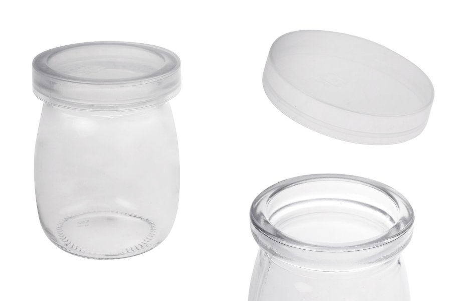 Βαζάκι 100 ml στρογγυλό με πλαστικό καπάκι Βαζάκι 100 ml στρογγυλό με πλαστικό καπάκι