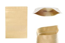 Σακουλάκια κραφτ τύπου Doy Pack 200x50x295 mm, με κλείσιμο "zip" και παράθυρο, εσωτερική και εξωτερική διάφανη επένδυση και δυνατότητα σφράγισης με θερμοκόλληση - 100 τμχ Σακουλάκια κραφτ τύπου Doy Pack 200x50x295 mm, με κλείσιμο "zip" και παράθυρο, εσωτερική και εξωτερική διάφανη επένδυση και δυνατότητα σφράγισης με θερμοκόλληση - 100 τμχ-εικόνα_προϊοντική