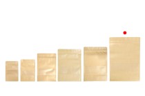 Σακουλάκια κραφτ τύπου Doy Pack 200x50x295 mm, με κλείσιμο "zip" και παράθυρο, εσωτερική και εξωτερική διάφανη επένδυση και δυνατότητα σφράγισης με θερμοκόλληση - 100 τμχ Σακουλάκια κραφτ τύπου Doy Pack 200x50x295 mm, με κλείσιμο "zip" και παράθυρο, εσωτερική και εξωτερική διάφανη επένδυση και δυνατότητα σφράγισης με θερμοκόλληση - 100 τμχ-εικόνα_σύνθεση