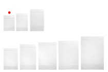 Sachets de type Doypack 90 x 30 x 130 mm transparents avec fermeture zip et possibilité de fermeture par thermoscellage - 100 pcs Sachets de type Doypack 90 x 30 x 130 mm transparents avec fermeture zip et possibilité de fermeture par thermoscellage - 100 pcs-photo_groupe