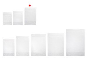 Standbodenbeutel 120x30x180mm transparent mit Druckverschluss -100 Stücke-bildgruppe