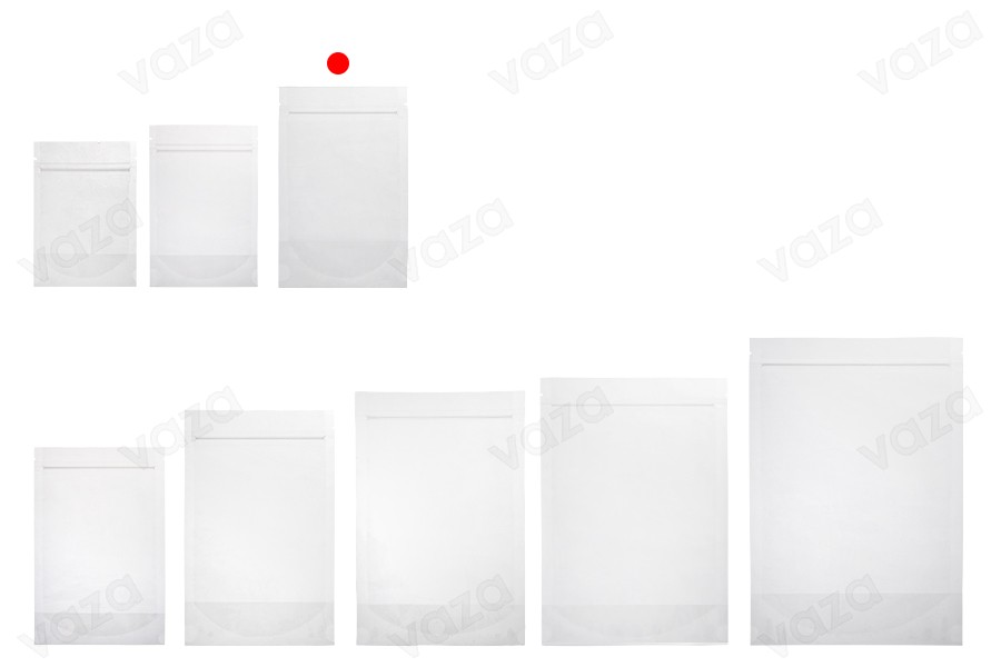 Σακουλάκια τύπου Doy Pack 120x30x180 mm διάφανα με κλείσιμο zip και δυνατότητα σφράγισης με θερμοκόλληση - 100 τμχ Σακουλάκια τύπου Doy Pack 120x30x180 mm διάφανα με κλείσιμο zip και δυνατότητα σφράγισης με θερμοκόλληση - 100 τμχ-εικόνα_σύνθεση