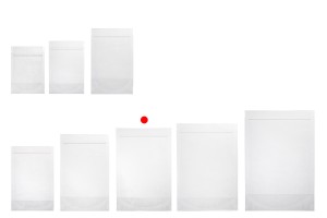 Standbodenbeutel 160x40x240mm transparent mit Druckverschluss -100 Stücke-bildgruppe