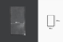 Sacs sous vide (sachets sous vide) pour la conservation - l'emballage des aliments et autres produits 80 x 150 mm - 100 pcs Sacs sous vide (sachets sous vide) pour la conservation - l'emballage des aliments et autres produits 80 x 150 mm - 100 pcs-photo_dimensions