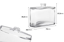 Μπουκάλι αρωμάτων 30 ml γυάλινο crimp 15 mm Μπουκάλι αρωμάτων 30 ml γυάλινο crimp 15 mm-εικόνα_διαστάσεις