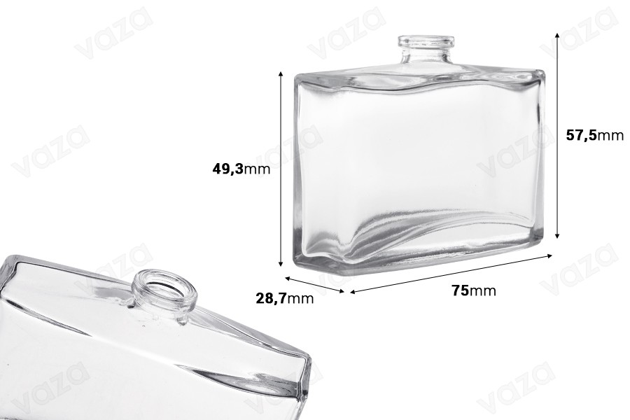 Μπουκάλι αρωμάτων 30 ml γυάλινο crimp 15 mm Μπουκάλι αρωμάτων 30 ml γυάλινο crimp 15 mm-εικόνα_διαστάσεις