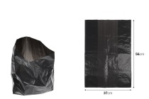 Σακούλες απορριμμάτων πλαστικές 37x56 cm υψηλής αντοχής σε μαύρο χρώμα - 10 τμχ-εικόνα_διαστάσεις