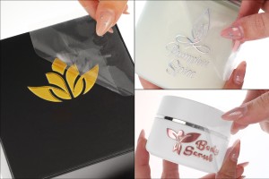 UV-DTF-3D-Folien-Selbstklebeetiketten mit Thermodruck auf einem 50 x 40 cm großen Bogen in drei Farben-εικόνα_προϊοντική