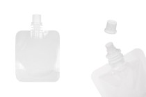 Paketim transparent i tipit Doy Pack 50 ml me kapak sigurie të bardhë - 50 copë Paketim transparent i tipit Doy Pack 50 ml me kapak sigurie të bardhë - 50 copë -εικόνα_προϊοντική