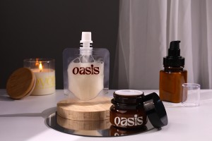 Sachet Doy Pack transparent de 50 ml avec bouchon de sécurité blanc - 50 unités-photo_groupe