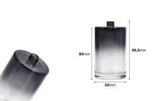 Flacon de parfum en verre cylindrique de 100 ml PP15-εικόνα_διαστάσεις