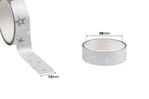 Klebeband für Dekoration und Basteln - 10 Stück (Rollen) mischen Farbe-εικόνα_διαστάσεις