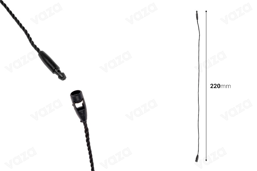Κορδόνι για καρτελάκια 220 mm - 1000 τεμάχια Κορδόνι για καρτελάκια 220 mm - 1000 τεμάχια-εικόνα_διαστάσεις