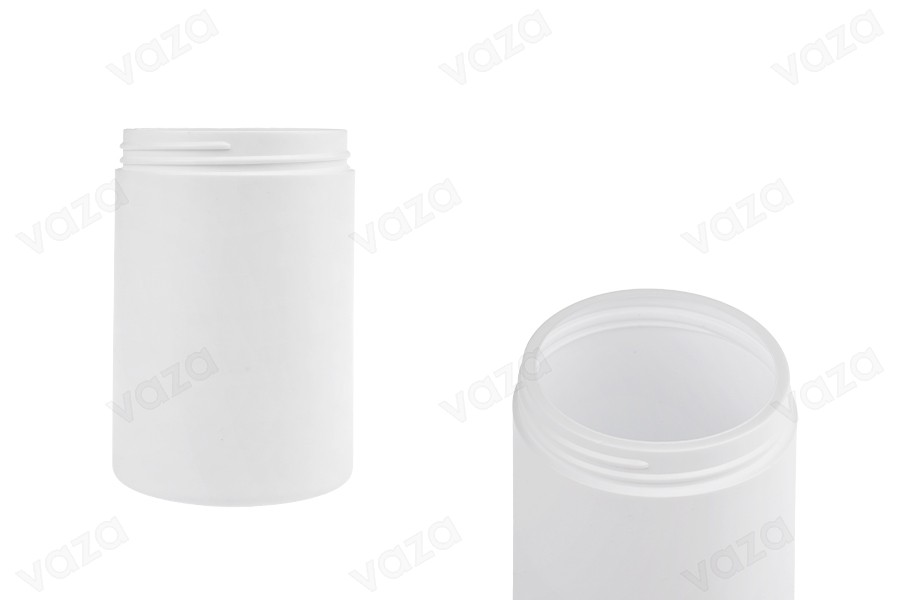 Barattolo di plastica bianca da 1000 ml. Barattolo di plastica bianca da 1000 ml.-immagine_prodotto