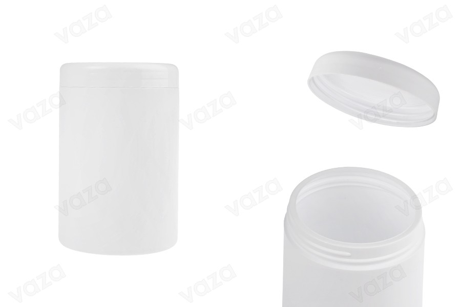 Weiße Kunststoffdose 1000ml-produktbild