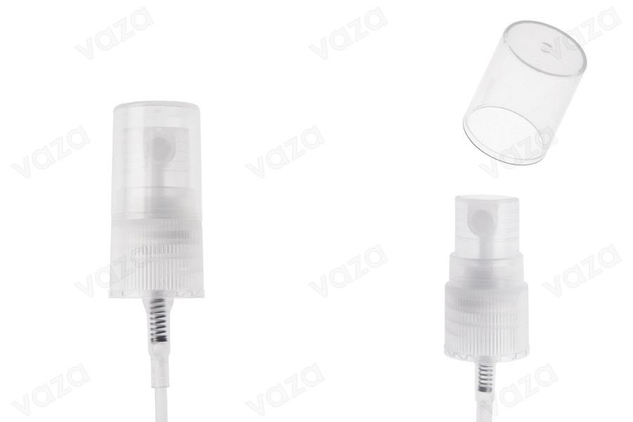 Spruzzatore in plastica trasparente 18/410. Spruzzatore in plastica trasparente 18/410.-immagine_prodotto