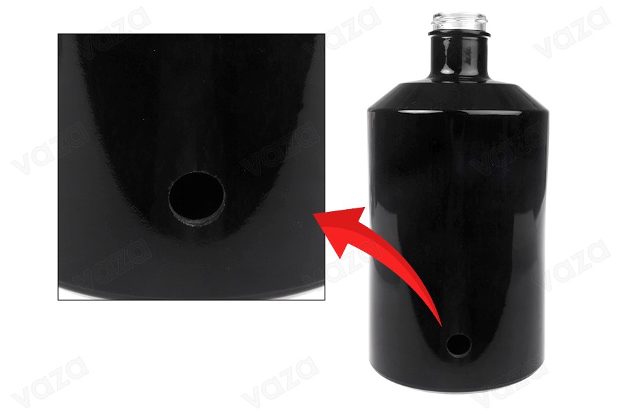 1000 ml glass bottle for perfumes in white or black with a tap holder *(choose the tap from the accompanying items) 1000 ml glass bottle for perfumes in white or black with a tap holder *(choose the tap from the accompanying items)-image_group