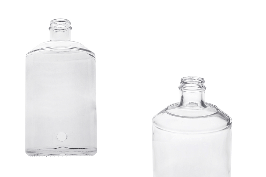 Μπουκάλι γυάλινο 1000 ml διάφανο για αρώματα με υποδοχή για βρυσάκι *(επιλέξτε το βρυσάκι από τα συνοδευτικά)