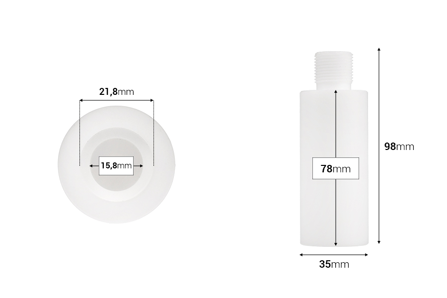 Εργαλείο για την τοποθέτηση των δαχτυλιδιών των σπρέι σε φιάλες αρωμάτων με κλείσιμο crimp 20 mm (απαιτείται η χρήση κλειστικού μηχανήματος) Εργαλείο για την τοποθέτηση των δαχτυλιδιών των σπρέι σε φιάλες αρωμάτων με κλείσιμο crimp 20 mm (απαιτείται η χρήση κλειστικού μηχανήματος)-εικόνα_διαστάσεις