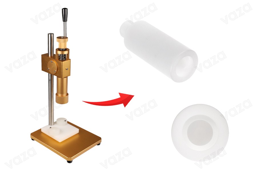 Tool for placing the spray rings in perfume bottles with crimp closure (requires the use of the machine 421-36) Tool for placing the spray rings in perfume bottles with crimp closure (requires the use of the machine 421-36)-image_group