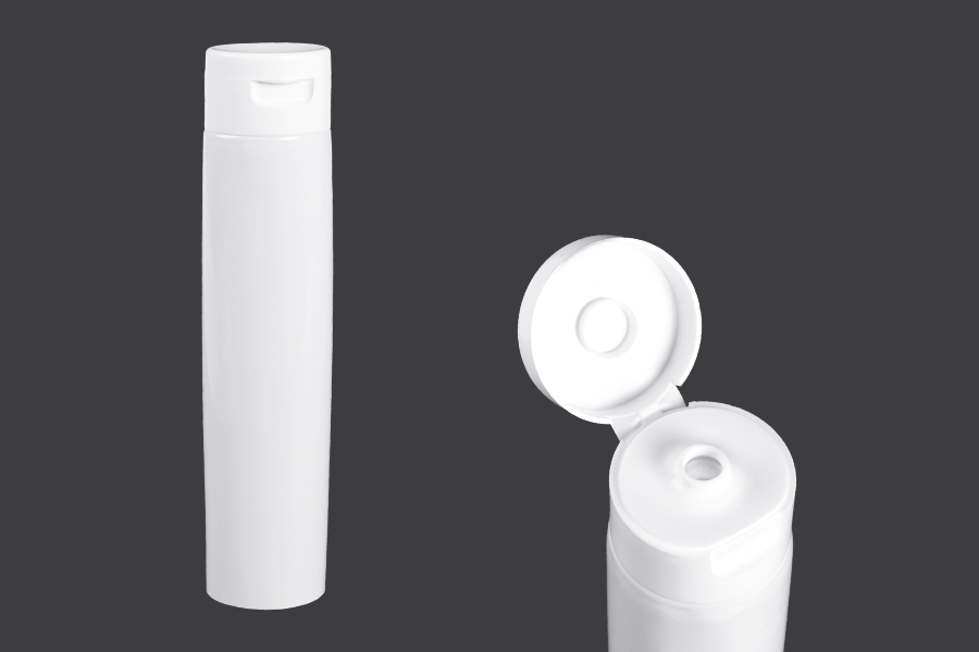 Tubetto in plastica da 100 ml con rivestimento interno in alluminio e tappo flip top - 12 pz-immagine_prodotto