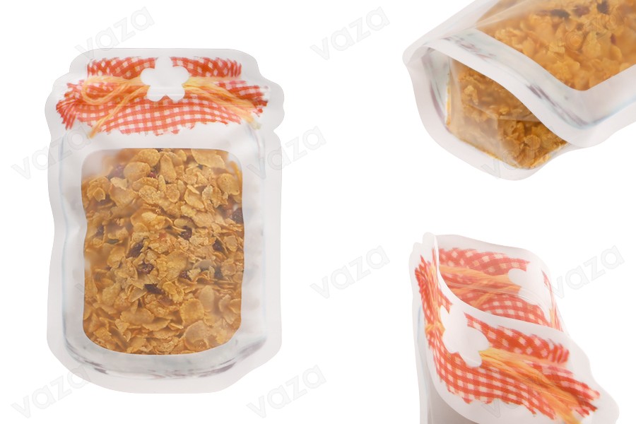 Doy Pack-Taschen in Form eines Glases 165x43x243 mm mit Reißverschluss; - 50 Stück Doy Pack-Taschen in Form eines Glases 165x43x243 mm mit Reißverschluss; - 50 Stück-produktbild