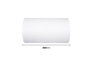 White wrapping paper in a roll of 840 meters - width 300mm-εικόνα_διαστάσεις