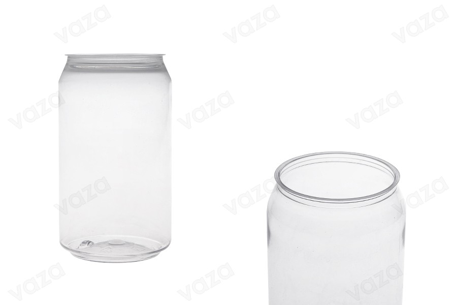 Διάφανο πλαστικό μπουκάλι (PET) 330 ml (κοντό) χωρίς καπάκι (απαιτείται η χρήση κλειστικού μηχανήματος) - 200 τμχ-εικόνα_προϊοντική